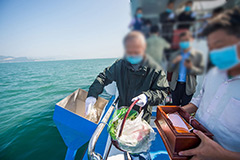 骨灰海撒天津海湾具体位置在哪？