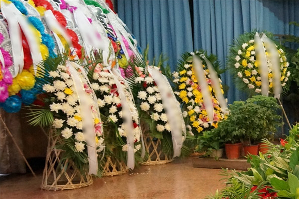 北京某殡仪馆梅厅布置效果