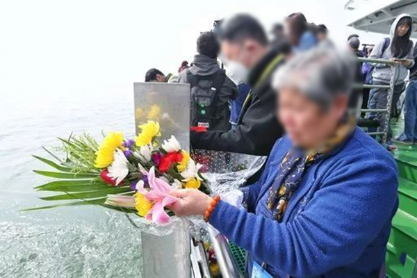 海葬现场
