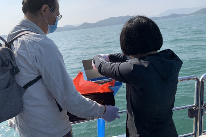 骨灰海撒现场