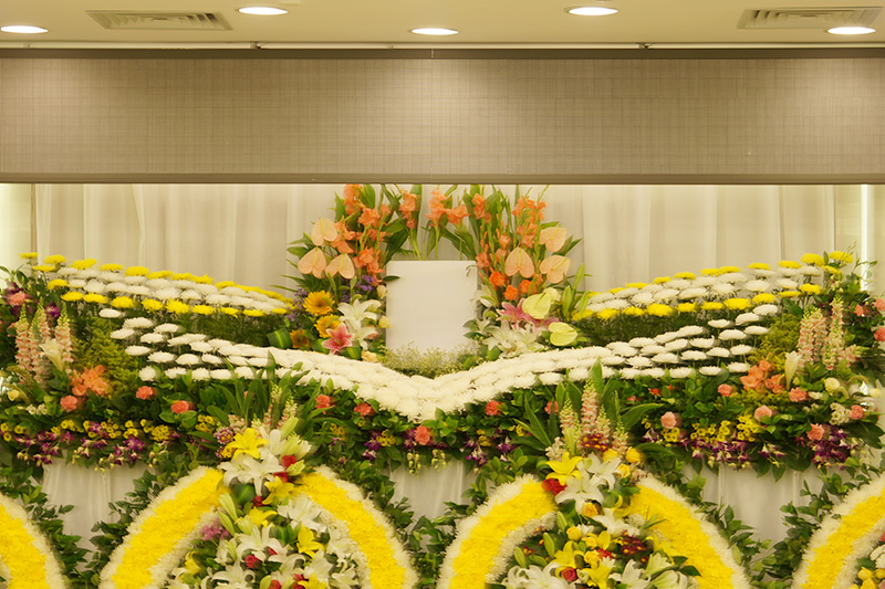 八宝山殡仪馆葬礼花艺