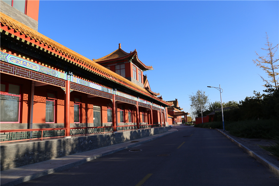 殡仪馆一角 殡仪馆一角