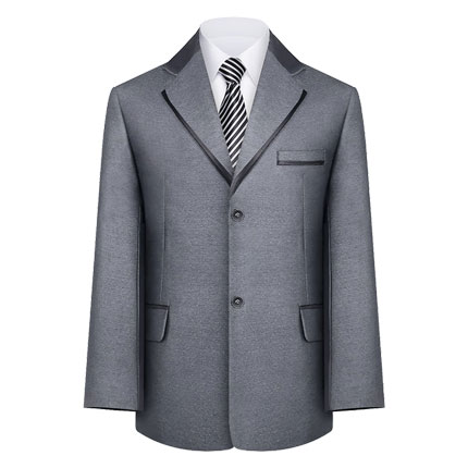 天顺祥天福系列男款光泽灰特惠西服寿衣